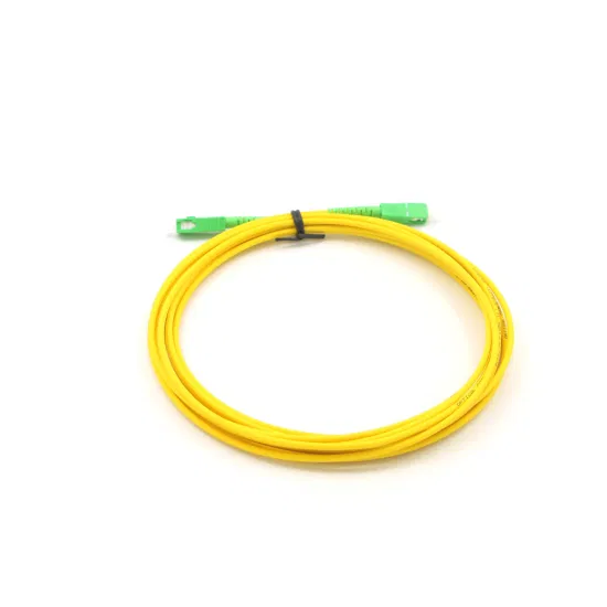 China FTTX 2/4/6/8/12/16/24 Core MPO/MTP LC/Sc/St/FC/Mu Conector Interior Exterior Blindado Drop LSZH Cable de conexión óptica de fibra óptica de PVC Cable de puente flexible