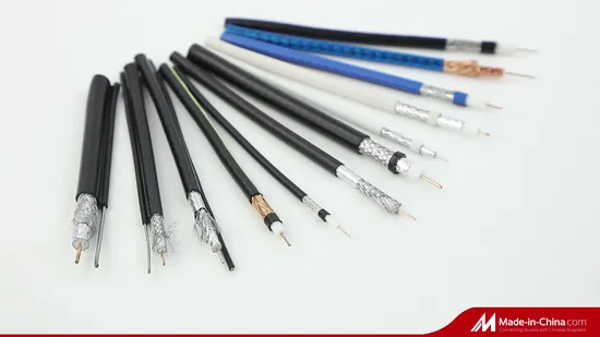 Cable coaxial RG6 con aprobación CE CPR para sistema CCTV CATV