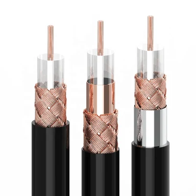 Cable coaxial probado 3GHz de cobertura RG6/U 60% para CATV Matv