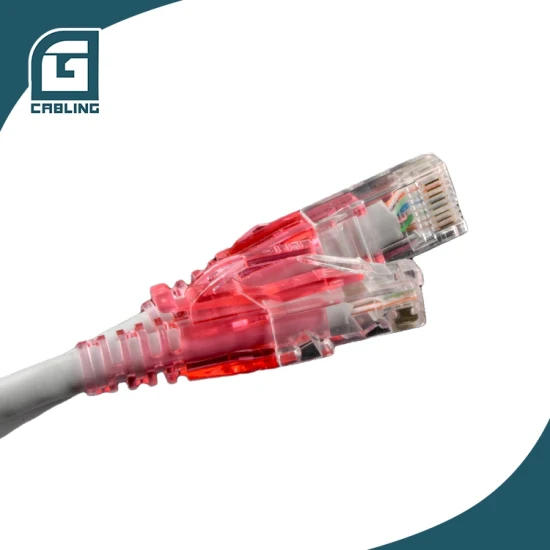 Gcabling UTP CAT6 RJ45 Cable de conexión de red LAN Ethernet Cable de puente de extensión